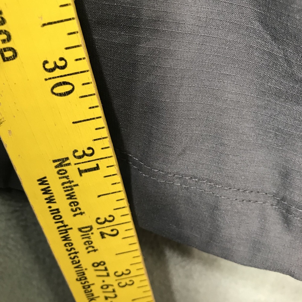 LL Bean Pants Womens 18 Gray Nylon Outdoors Hiking Casual Convertible Stretch - Picture 11 of 16